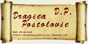 Dragica Postolović vizit kartica